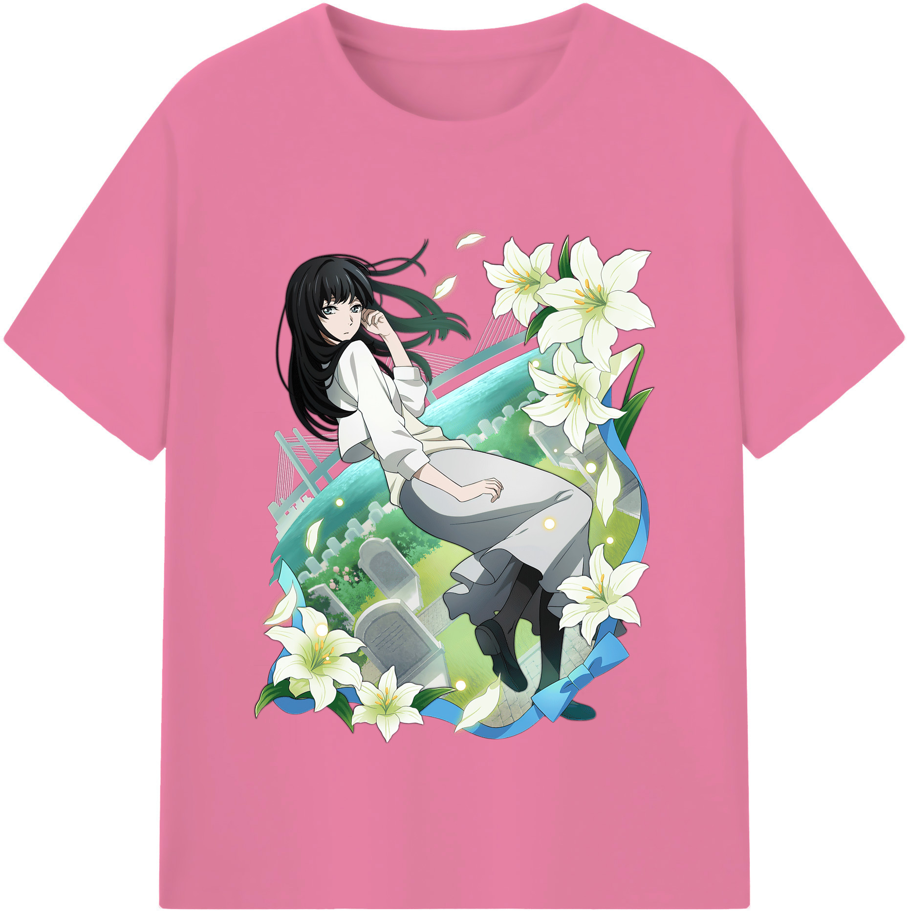（画像用） 文豪ストレイドッグス Bungo Stray Dogs 綿100％半袖Tシャツ（フロントプリント）